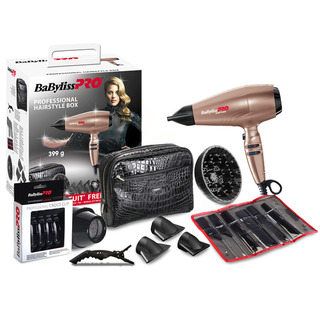 BaByliss PRO P1036E Rapido Rose Gold Profesionální set fénu s příslušenstvím