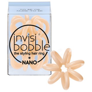 Invisibobble To Be or Nude To Be Nano - béžové gumičky