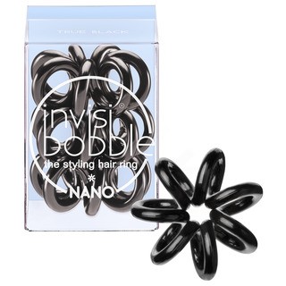 Invisibobble True Black Nano - černé gumičky