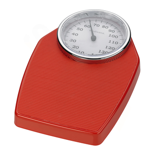 PS 100 Analogová osobní váha - červená
