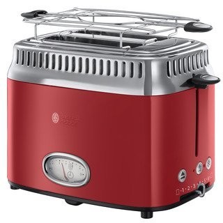 Russell Hobbs 21680-56 Retro Ribbon Red topinkovač