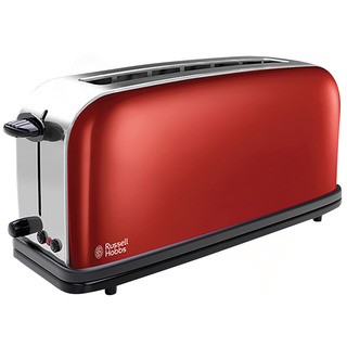 Russell Hobbs 21391-56 Flame Red topinkovač s dlouhou přihrádkou