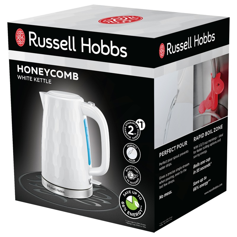 Russell Hobbs 26050-70 Honeycomb White Varná konvice