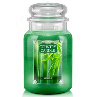Country Candle Velká vonná svíčka ve skle Bamboo 652g