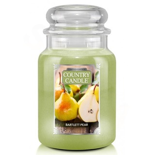 Country Candle Velká vonná svíčka ve skle Bartlett Pear 652g