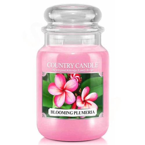 Velká vonná svíčka ve skle Blooming Plumeria 652g