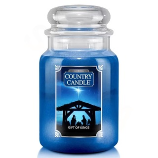 Country Candle Velká vonná svíčka ve skle Gift of Kings 652g