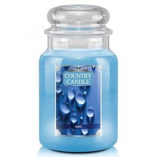 Country Candle Velká vonná svíčka ve skle H2O 652g
