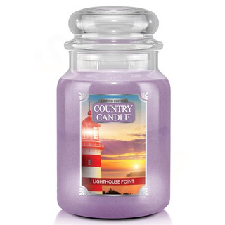 Country Candle Velká vonná svíčka ve skle Lighthouse Point 652g