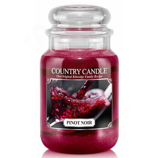 Country Candle Velká vonná svíčka ve skle Pinot noir 652g
