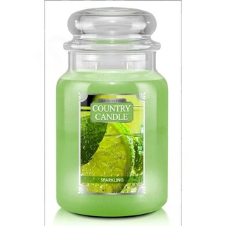 Country Candle Velká vonná svíčka ve skle Sparkling 652g