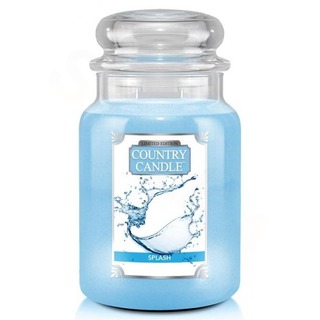 Country Candle Velká vonná svíčka ve skle Splash 652g