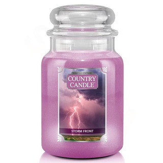 Country Candle Velká vonná svíčka ve skle Storm Front 652g