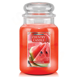 Country Candle Velká vonná svíčka ve skle Watermelon 652g