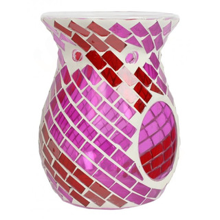 Village Candle Aromalampa Red & Purple