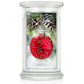Kringle Candle Velká vonná svíčka ve skle Christmas 624g