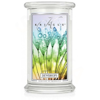 Kringle Candle  Velká vonná svíčka ve skle Dewdrops 624g