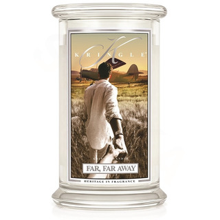 Kringle Candle Velká vonná svíčka ve skle Far, far away 624g