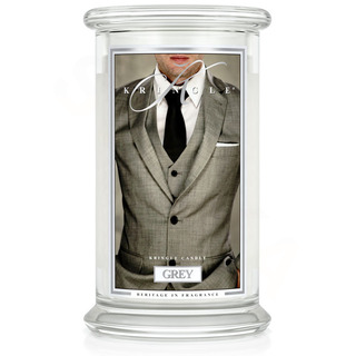 Kringle Candle Velká vonná svíčka ve skle Grey 624g