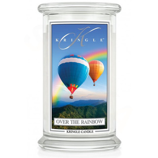 Kringle Candle Velká vonná svíčka ve skle Over the Rainbow 624g