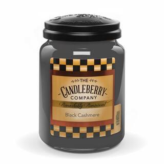 Candleberry Velká vonná svíčka ve skle Candleberry Black Cashmere 624 g
