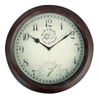 Esschert Design Venkovní nástěnné hodiny