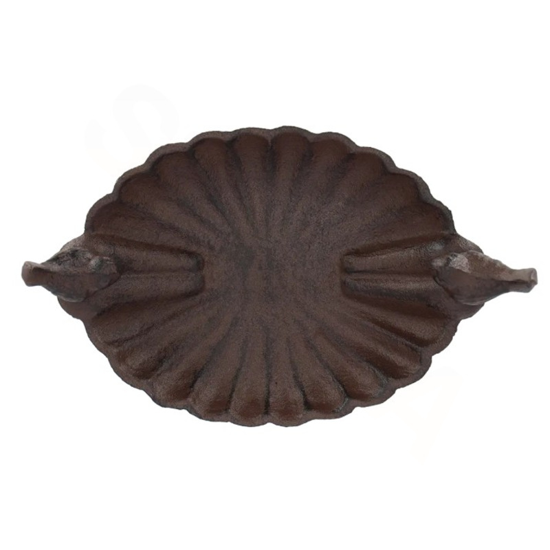 Esschert Design Litinové pítko na podstavci se dvěma ptáčky