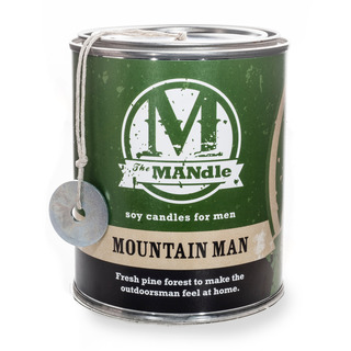 Eco Candle Company The MANdle vonná svíčka v plechu Mountain Man 425g - Horal