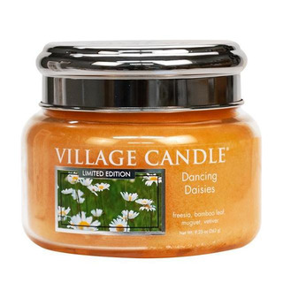 Village Candle Malá vonná svíčka ve skle Dancing Daisies 262g - Tančící sedmikrásky
