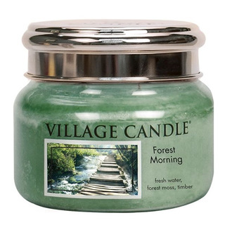 Village Candle Malá vonná svíčka ve skle Forest Morning 262g - Lesní probuzení