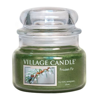 Village Candle Mallá vonná svíčka ve skle Frozen Fir 262g - Jinovatka