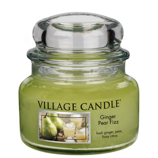 Village Candle Malá vonná svíčka ve skle Ginger Pear Fizz 262g - Hruškový fizz se zázvorem