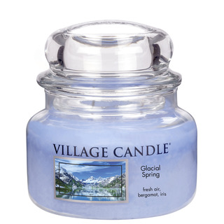 Village Candle Malá vonná svíčka ve skle Ledovcový vánek 262g - Glacial Spring