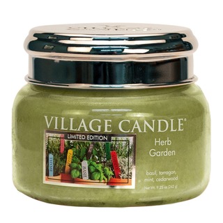 Village Candle Malá vonná svíčka ve skle Herb Garden 262g