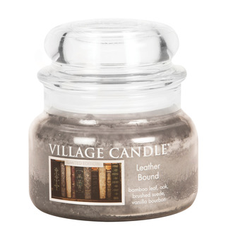Village Candle Malá vonná svíčka ve skle Leather Bound 262g - Nádech minulosti