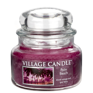 Village Candle Malá vonná svíčka ve skle Palm Beach 262g - Palmová pláž