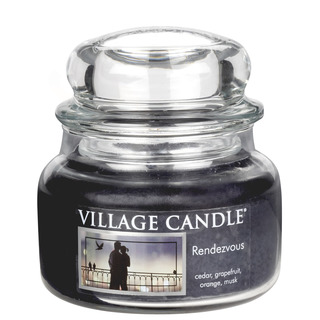 Village Candle Malá vonná svíčka ve skle Rendezvous 262g - Rande