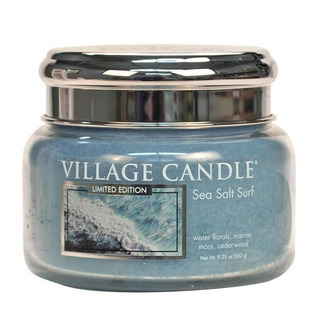 Village Candle Malá vonná svíčka ve skle Sea Salt Surf 262g - Mořský příboj