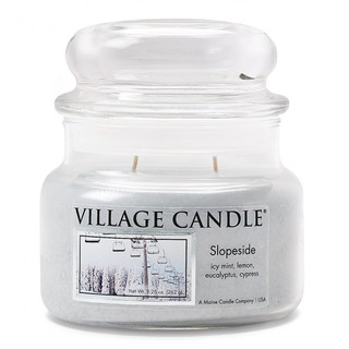 Village Candle Malá vonná svíčka ve skle Slopeside 262 g - Lanovka