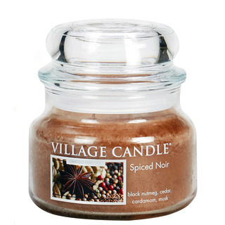 Village Candle Malá vonná svíčka ve skle Spiced Noir 262g - Koření života