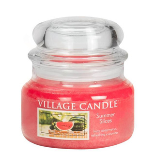 Village Candle Malá vonná svíčka ve skle Summer Slices 262g - Letní pohoda