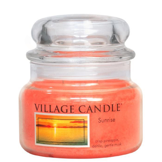 Village Candle Malá vonná svíčka ve skle Sunrise 262g - Východ slunce