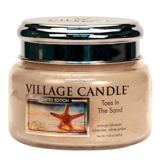 Village Candle Malá vonná svíčka ve skle Toes In The Sand 262g