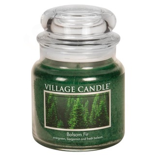 Village Candle Střední vonná svíčka ve skle Balsam Fir 397g