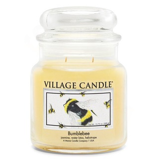 Village Candle Střední vonná svíčka ve skle Bumblebee 397g - Čmelák