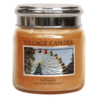Village Candle Střední vonná svíčka ve skle Fall Festival 397g - Podzimní slavnost