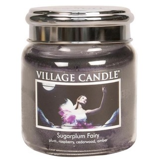 Village Candle Střední vonná svíčka ve skle Sugarplum Fairy 397g - Půlnoční víla