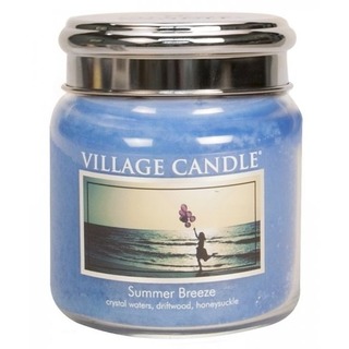 Village Candle Střední vonná svíčka ve skle Summer Breeze 397g - Letní vánek