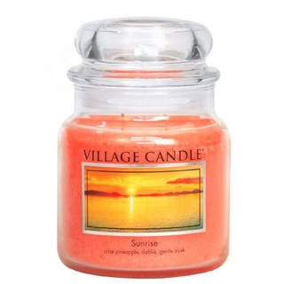 Village Candle Střední vonná svíčka ve skle Sunrise 397g - Východ slunce