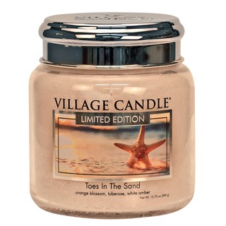 Village Candle Střední vonná svíčka ve skle Toes In The Sand 397g